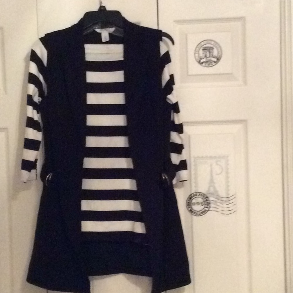 WHBM Vest and shirt